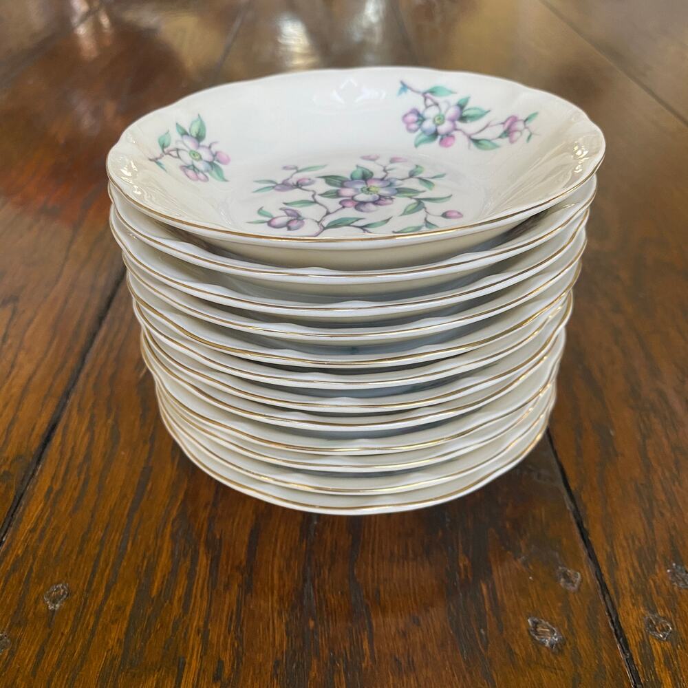 Haviland Limoges 12 Bowls 5" Brookside Berry Fruit Dessert Excellent Condition